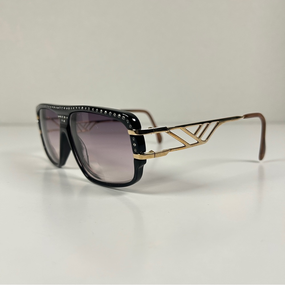 ❌SOLD❌ Vintage • Neostyle Rotary • Crystal Embellished Frames - Gold arms